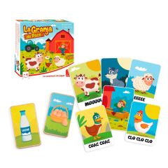 Juego de observación y rapidez visual La granja de Paco - Lúdilo