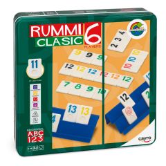 Juego Rummi Clasic 2-6 jugadores en caja de metal - Cayro