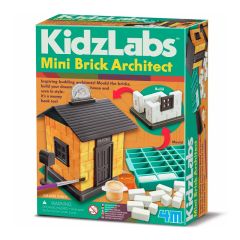 Kit para construir una casita-hucha con ladrillos - KidzLabs - 4M