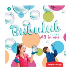 Kit para experimentar con pompas o burbujas de jabón mágicas Bubulub
