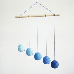 Kit para móvil Gobbi azul DIY - Montessori