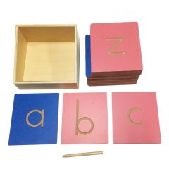 Letras alfabeto minúsculas huecas - Montessori