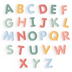 Letras mayúsculas rellenables de silicona para bandeja Play Tray (26) - Inspire My Play