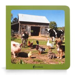 Libro de fotografías Dónde está animales de la granja - Nowordbooks