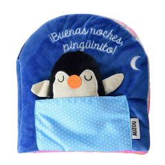 Libro de tela con muñeco - Buenas noches pingüino