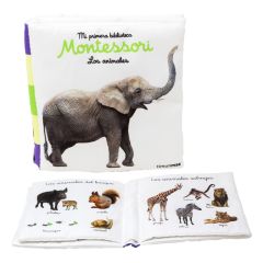 Libro de tela Los animales - Mi primera biblioteca Montessori