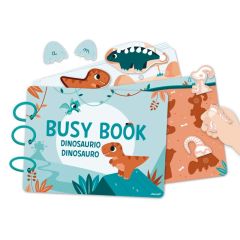 Libro evolutivo de actividades Busy Book Dinosaurios - Janod