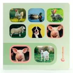 Libro de fotografías Busca y encuentra Animales de la granja - Nowordbooks