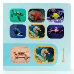 Libro de fotografías Busca y encuentra Animales marinos - Nowordbooks