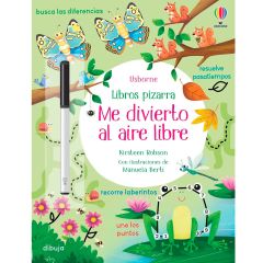 Libro pizarra Me divierto al aire libre - Usborne