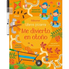 Libro pizarra Me divierto en otoño - Usborne