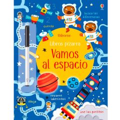 Libro pizarra Vamos al espacio - Usborne