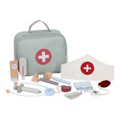 Maletín de médico o doctor con accesorios de madera - Little Dutch