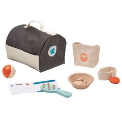 Maletín para perro o gato con accesorios de madera - PlanToys