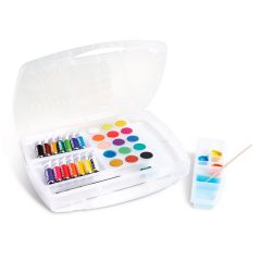 Maletín témperas, acuarelas y accesorios - Primo