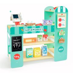 Mercado inteligente de madera con accesorios - Hape