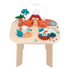 Mesa de actividades de madera Dinosaurios - Janod