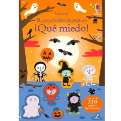 Mi pequeño libro de pegatinas reutilizables ¡Qué miedo!