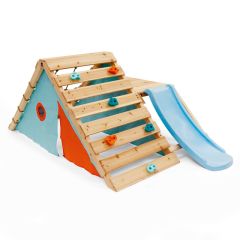 Centro de juego de madera con tobogán - Plum
