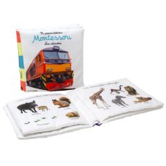 Libro de tela Los vehículos - Mi primera biblioteca Montessori