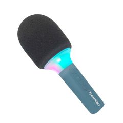 Micrófono con efectos de luz y sonido Kidymic azul - Kidywolf