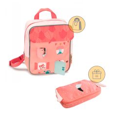 Mochila Casa en el bosque - Lilliputiens + REGALO estuche