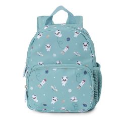 Mochila infantil verde Pandas in Space - Tutete