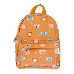 Mochila pequeña marrón Animal Friends - Tutete
