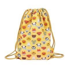 Mochila saco con cuerdas Animales - A Little Lovely Company