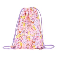 Mochila saco con cuerdas Jardín de flores - A Little Lovely Company