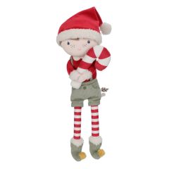 Muñeco de Navidad Jim con bastón de caramelo 33 cm - Little Dutch