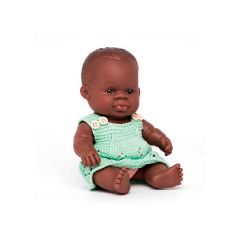 Muñeca bebé africana 21 cm - Miniland