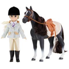 Muñeca Equitación con caballo - Lottie y Finn