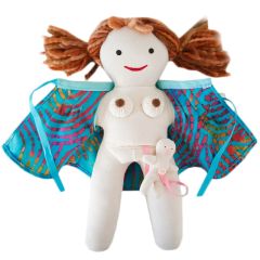 Muñeca de parto por cesárea y lactancia piel clara - Migjorn