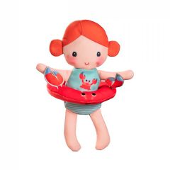 Muñeca para bañera Axelle con flotador cangrejo - Lilliputiens