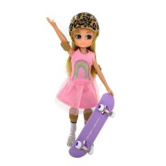 Muñeca patinadora con monopatín Skate - Lottie y Finn