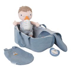 Muñeco bebé con capazo Jim - Little Dutch