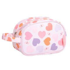 Neceser con asa Corazones - A Little Lovely Company