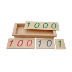 Números de introducción al sistema decimal - Montessori