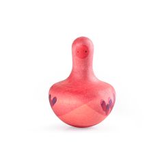 Pájaro peonza rosa de madera Chill Pink Bird - Grapat