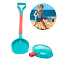 Pala para arena y red de pesca 2 en 1 - CompacToys