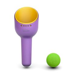 Pala, colador y pelota para arena SiBi morado y amarillo - Bibio