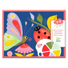 Paletas de pintura y láminas Bichitos (4) - Djeco