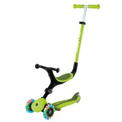 Patinete evolutivo 3 en 1 Go Up Active verde lima con luces - Globber