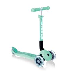 Patinete plegable Junior Foldable Eco verde menta con luces - Globber