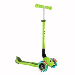 Patinete plegable Primo Foldable verde lima con luces - Globber