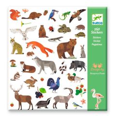 Pegatinas Animales Fauna (160) - Djeco