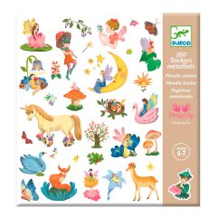 Pegatinas metalizadas Fantasía (160) - Djeco
