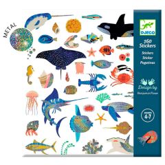 Pegatinas metalizadas Océano (160) - Djeco