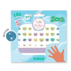 Pegatinas para uñas Mariposas (180) - Djeco